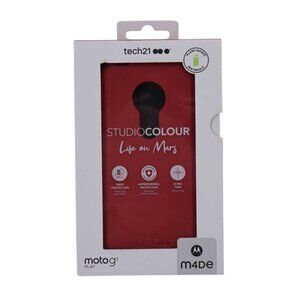 Tech21 Studio Colour Case for Moto G7 Play – Life on Mars Red, Drop-Proof, Slim